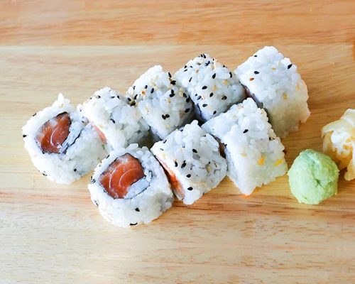 Order Salmon Roll food online from Quickway Japanese Hibachi store, Columbia on bringmethat.com