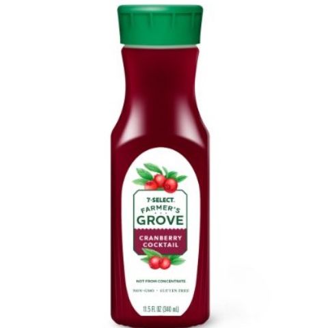 Order 7-Select Farmers Grove Cranberry Juice 11.5oz food online from Speedway store, Centerville on bringmethat.com