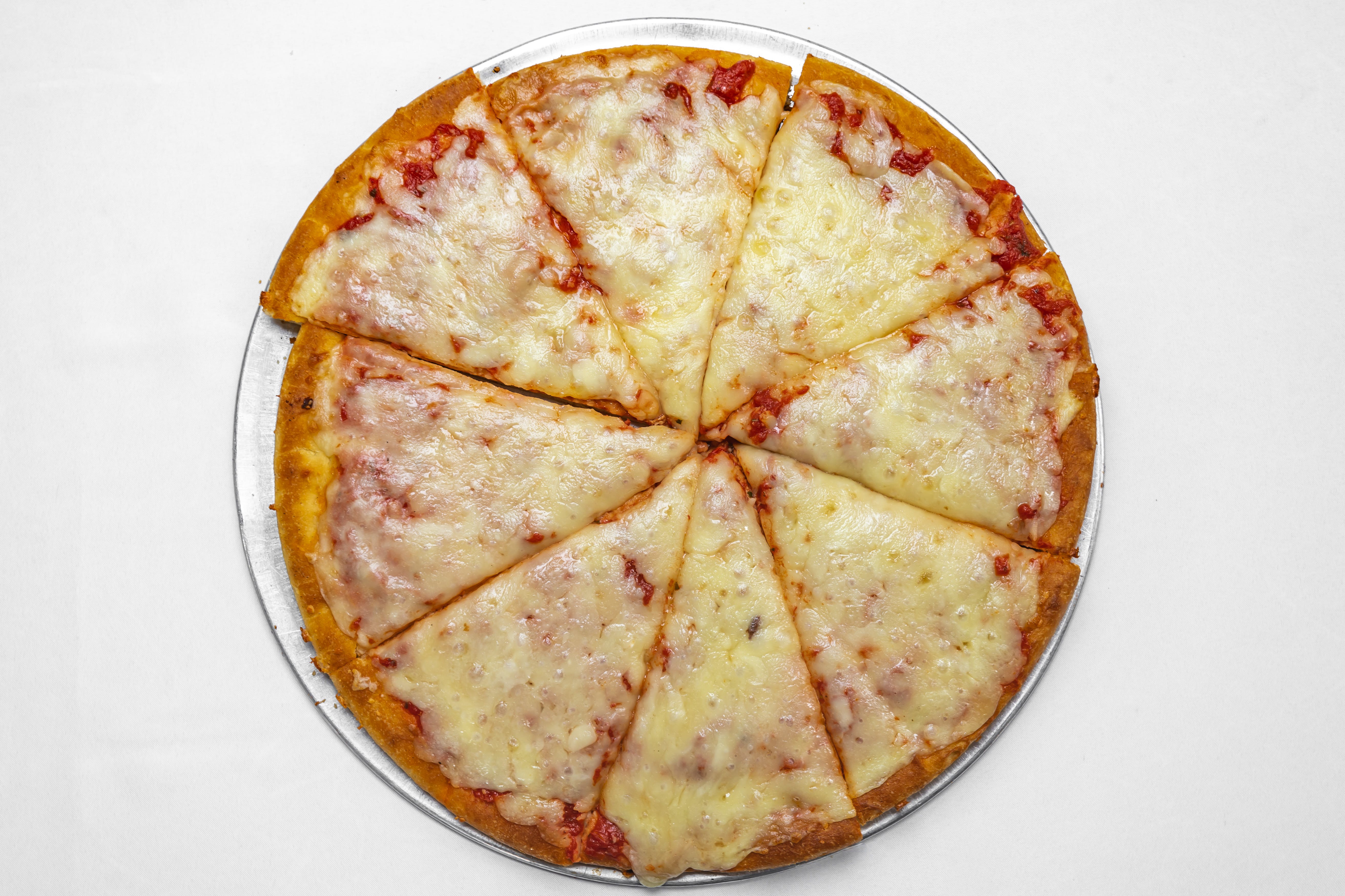 Order Pan Cheese Pizza - Large 16" food online from Leo's Pizza Italian Restaurant store, Washington on bringmethat.com