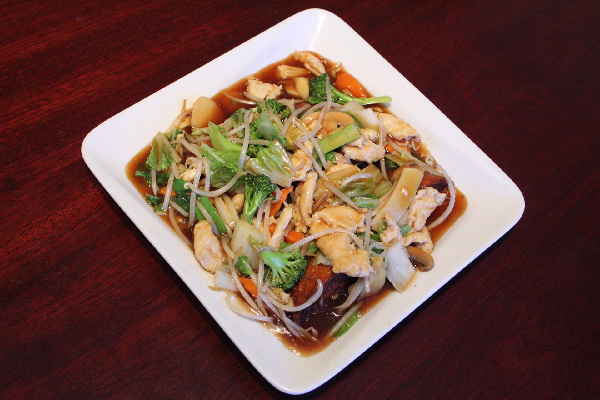 Order Chicken Egg Foo Young food online from Abacus Inn store, Phoenix on bringmethat.com