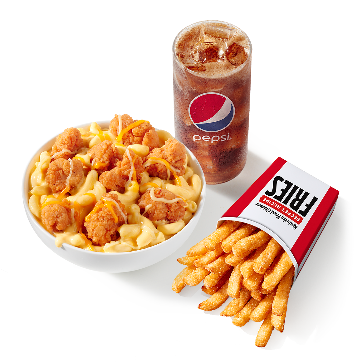 Order Mac & Cheese Bowl Combo food online from Kfc store, Denton on bringmethat.com