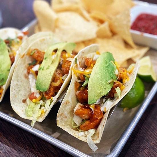 Order Crispy Asian Shrimp Tacos food online from Granite City Food & Brewery store, Sioux falls on bringmethat.com