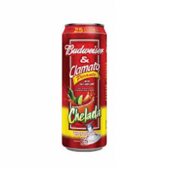 Order Budweiser Chelada Picante 25 oz Can food online from Fast Stop Market & Liquor store, Victorville on bringmethat.com