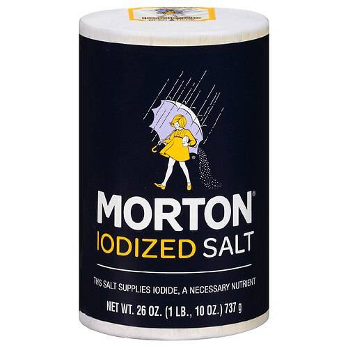Order Morton Iodized Table Salt - 26.0 OZ food online from Walgreens store, WESTBROOK on bringmethat.com