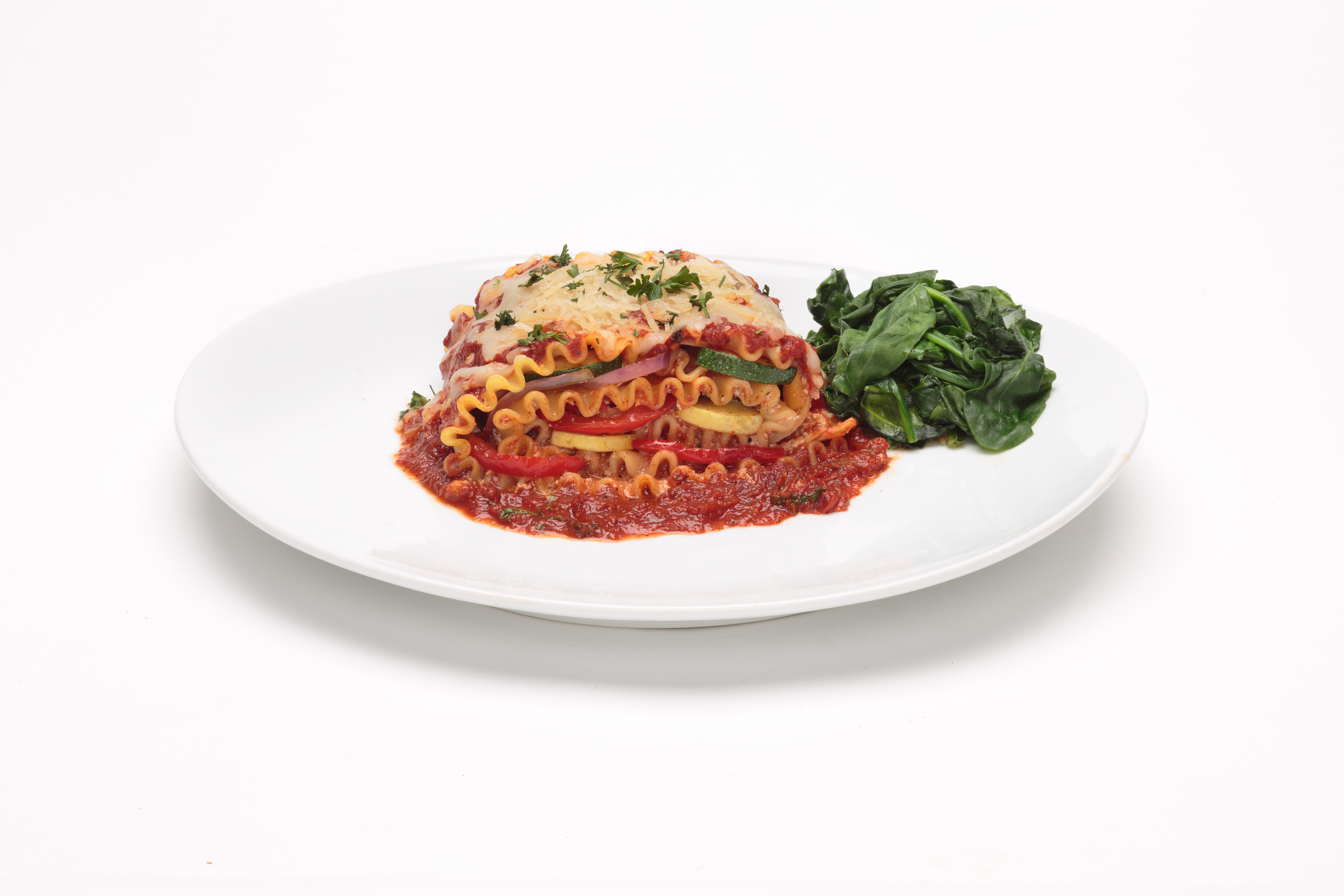 Order Grilled Vegetable Lasagna Roll-Up food online from Oggi Sports I Brewhouse I Pizza store, Santee on bringmethat.com