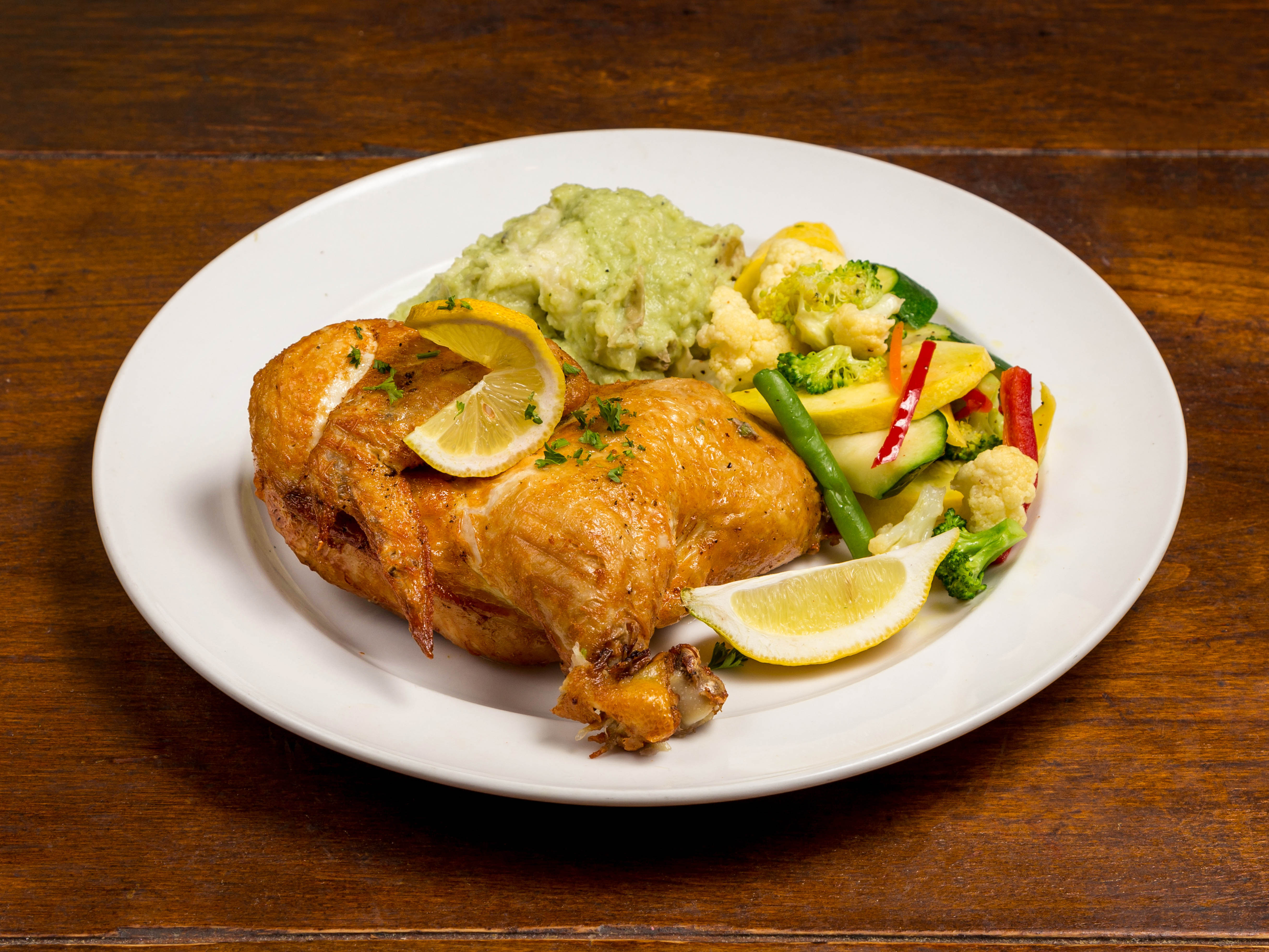 Order Half Roasted Chicken food online from HiFalutin Rapid Fire Western Grill store, Tucson on bringmethat.com