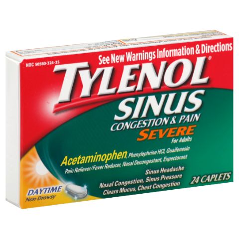 Order Tylenol Sinus Congestion & Pain 24 count food online from 7-Eleven store, Fredericksburg on bringmethat.com