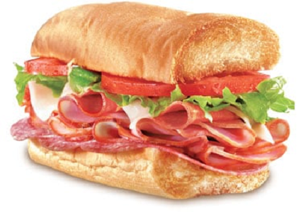 Order Ham and Cheese Sub food online from Papa Joe's Pizza store, Riverside on bringmethat.com