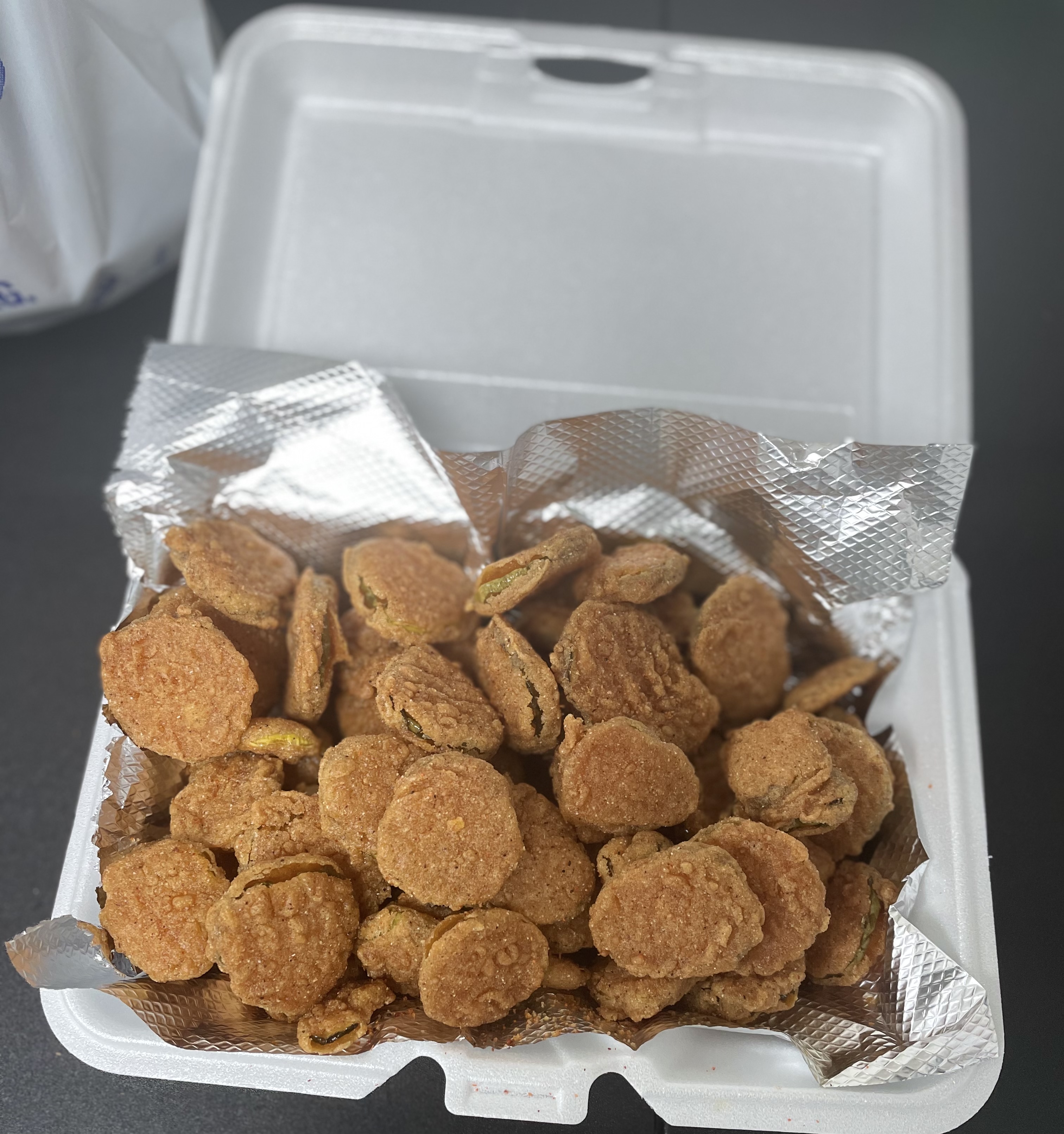 Order Fried Pickles food online from Kiante Lounge store, Houston on bringmethat.com