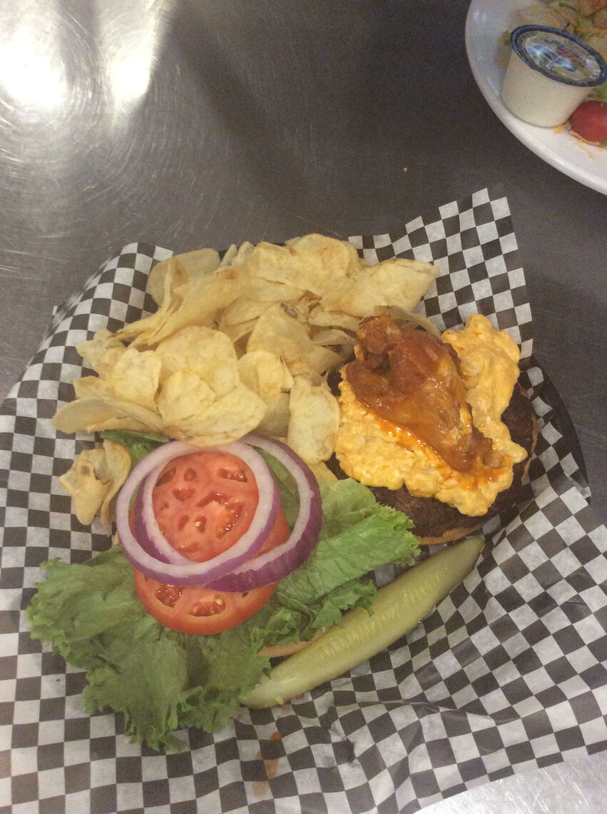 Order Buffalo Wing Burger food online from Anchor Bar store, Williamsville on bringmethat.com