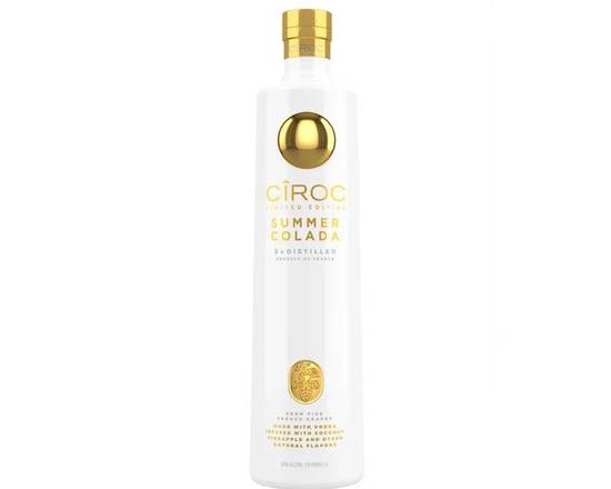 Order Ciroc summer colada 1L food online from House Of Wine store, New Rochelle on bringmethat.com