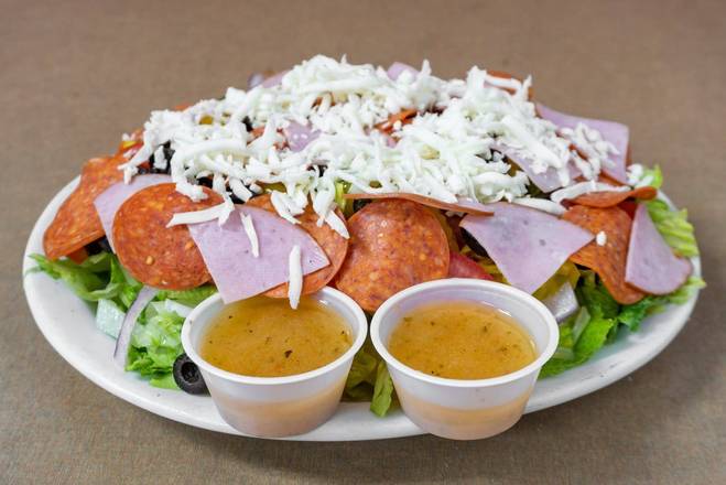 Order Antipasto Salad food online from Rancho Giant Pizza store, El Cajon on bringmethat.com