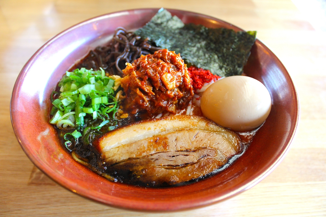 Order Ajitama Spicy Ramen food online from Taishoken store, San Mateo on bringmethat.com