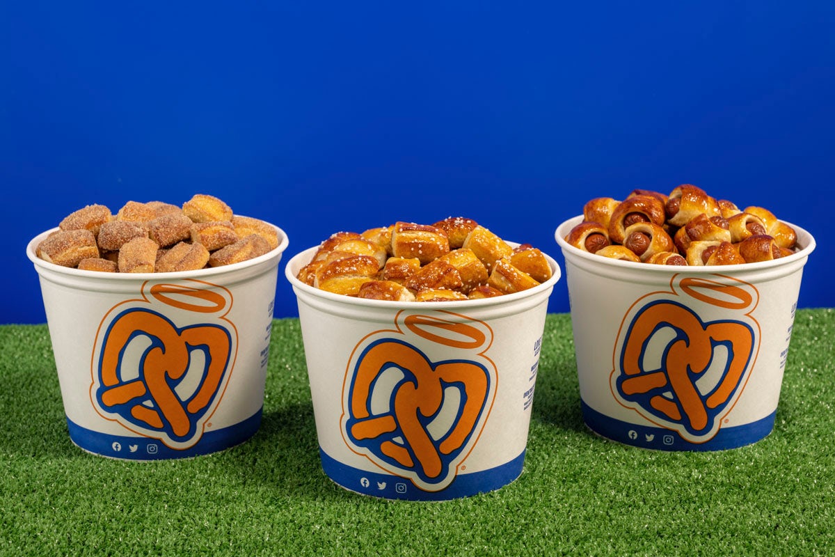 Order Pretzel Buckets food online from Auntie Anne store, Anchorage on bringmethat.com