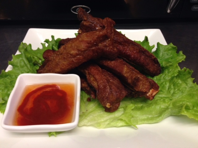 Order 14B. Fried Pork Spareribs food online from Thailand Restaurant store, Modesto on bringmethat.com