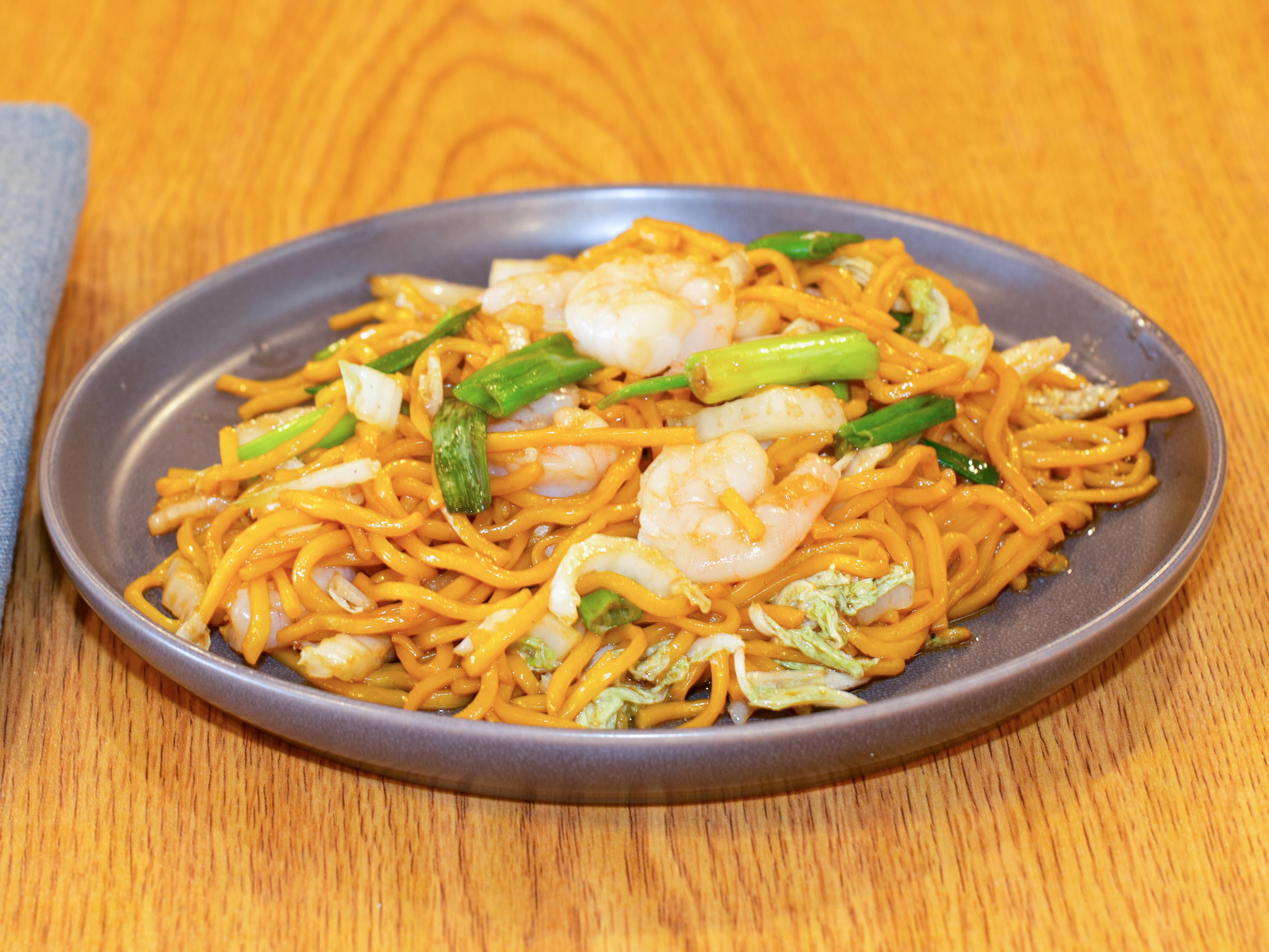 Order 33. Shrimp Lo Mein food online from Hunan Garden- Ann St. store, Montgomery on bringmethat.com