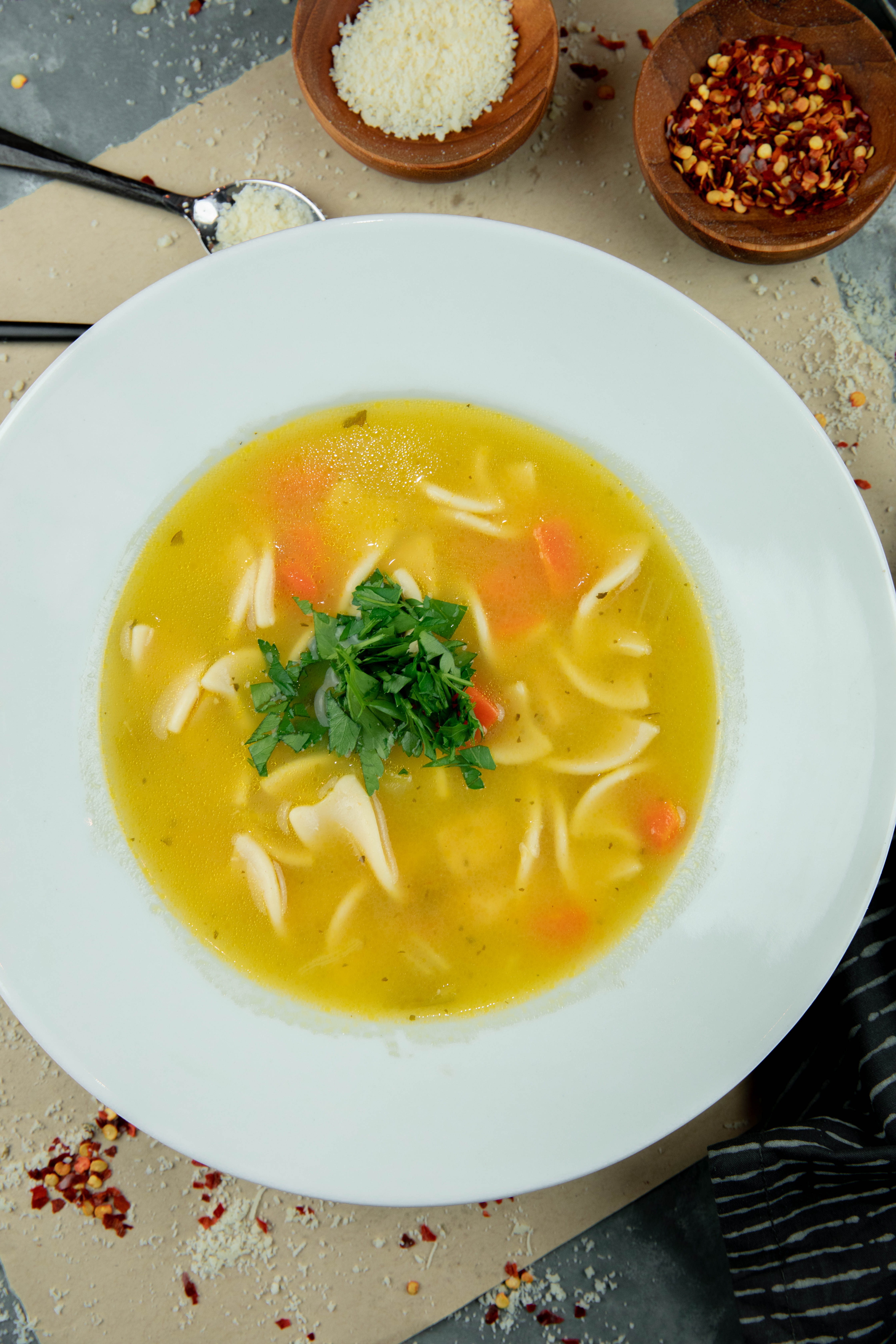 Order Chicken Noodle Soup food online from Patxi Pizza store, Livermore on bringmethat.com