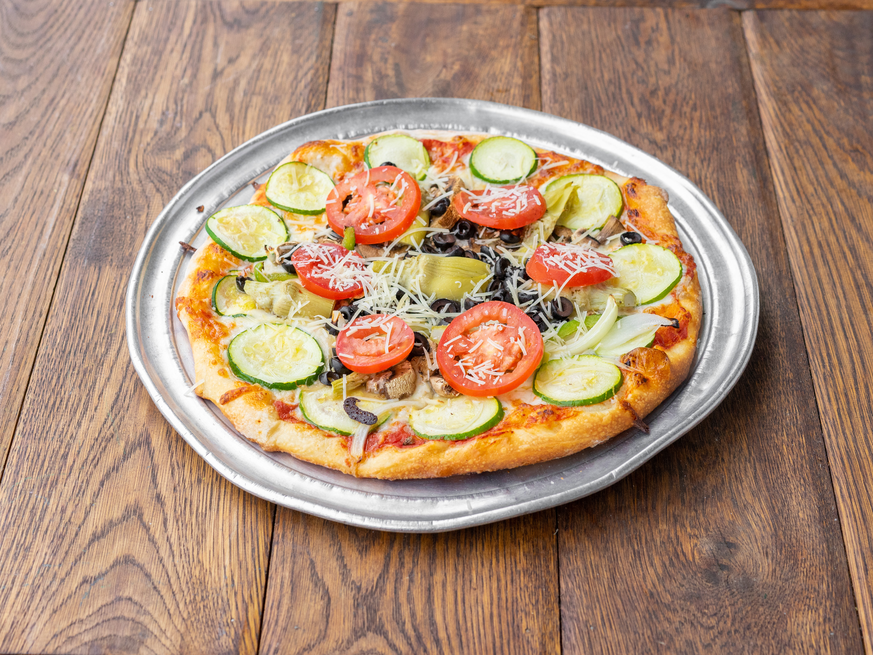 Order Vegetarian Special Pizza food online from Allegro Pizzeria store, Carmel-by-the-Sea on bringmethat.com