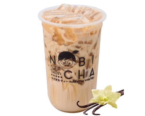 Order Vanilla Milk Tea food online from Nobi Cha Bubble Tea store, Atlanta on bringmethat.com