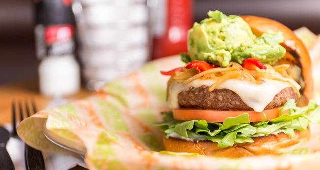 Order California Burger food online from Hook Burger Bistro store, Burbank on bringmethat.com