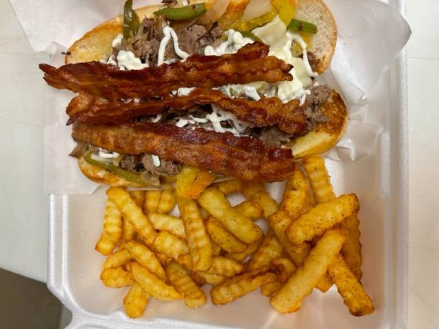 Order Bacon Ranch Chicken Philly food online from Mr. Philly store, Grand Prairie on bringmethat.com