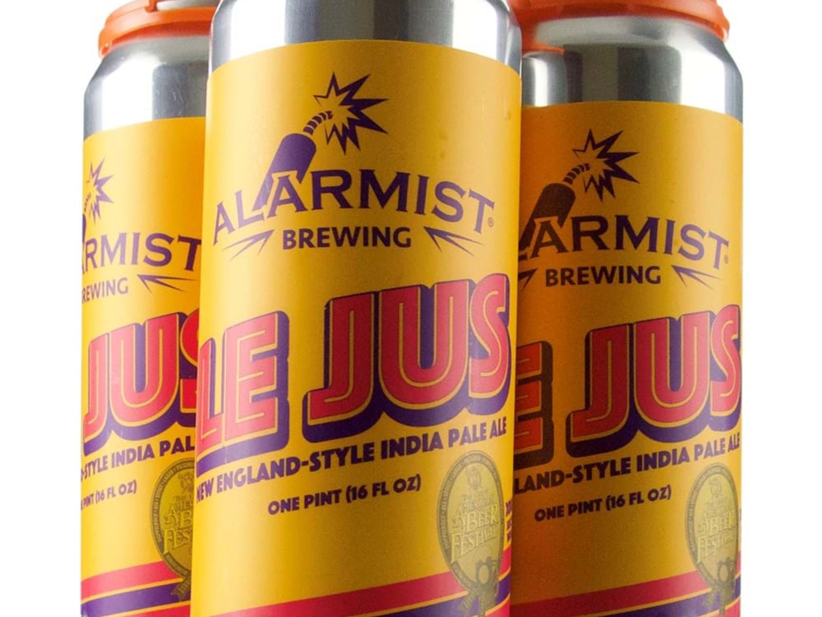 Order Alarmist “Le Jus”, IPA 16oz Can food online from Angelo's Wine Bar store, Chicago on bringmethat.com