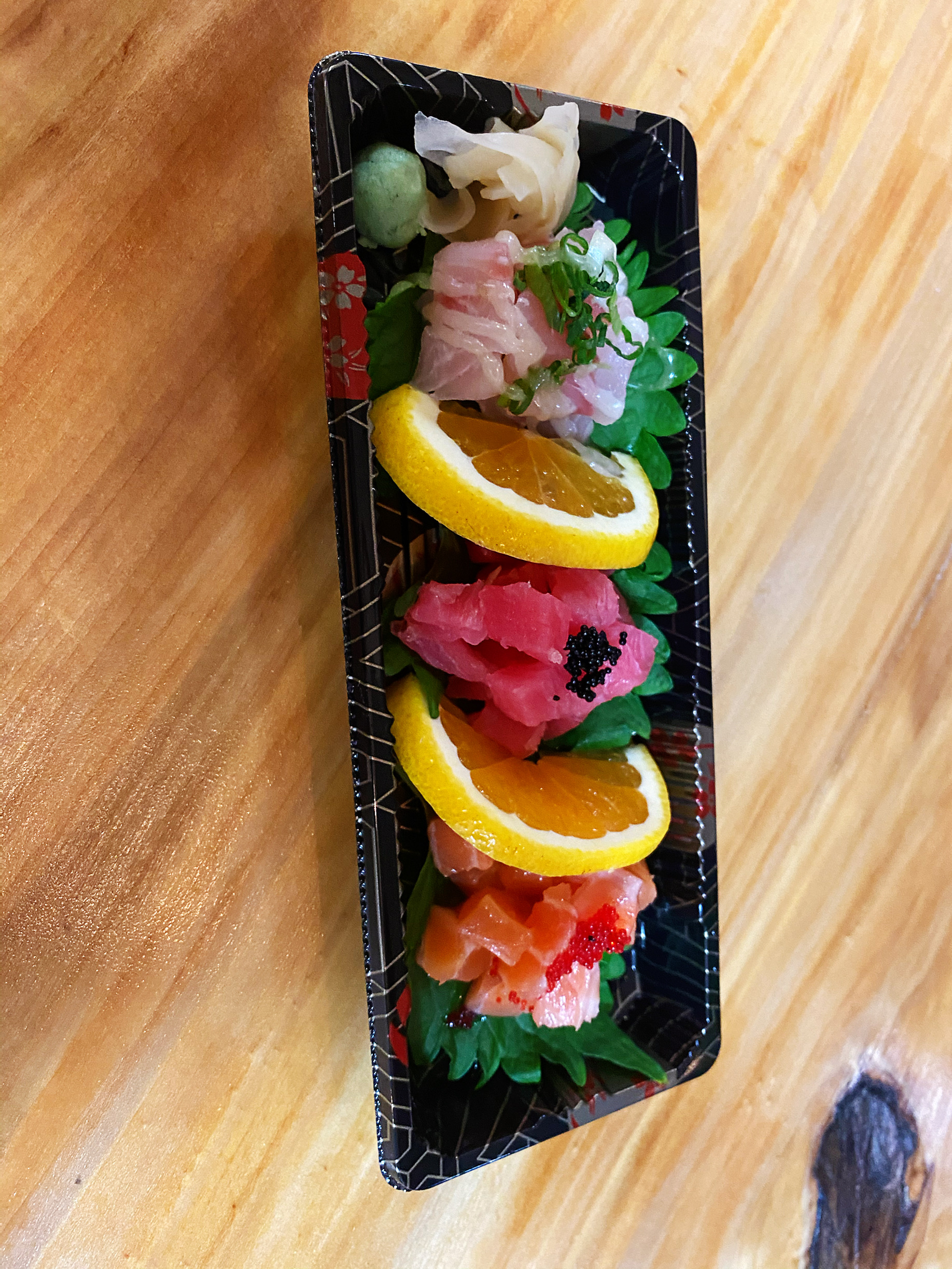 Order 3 Way Sashimi Sampler appetizer food online from Sushi8 store, Santa Fe on bringmethat.com