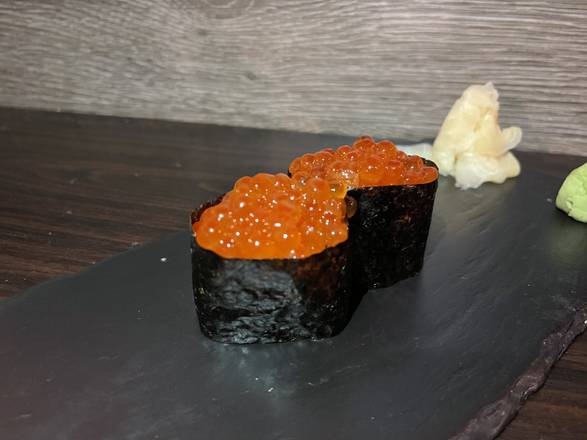 Order Ikura (Marinated Salmon Roe) (Nigiri 2 pcs) food online from Wayne Sushi Bistro store, Pleasanton on bringmethat.com