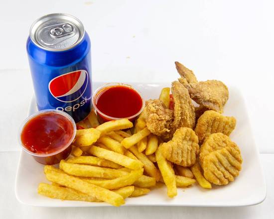 Order Wings (2 pcs) and Chicken Nuggets (4 pcs) food online from Jj Fish & Chicken store, Melrose Park on bringmethat.com
