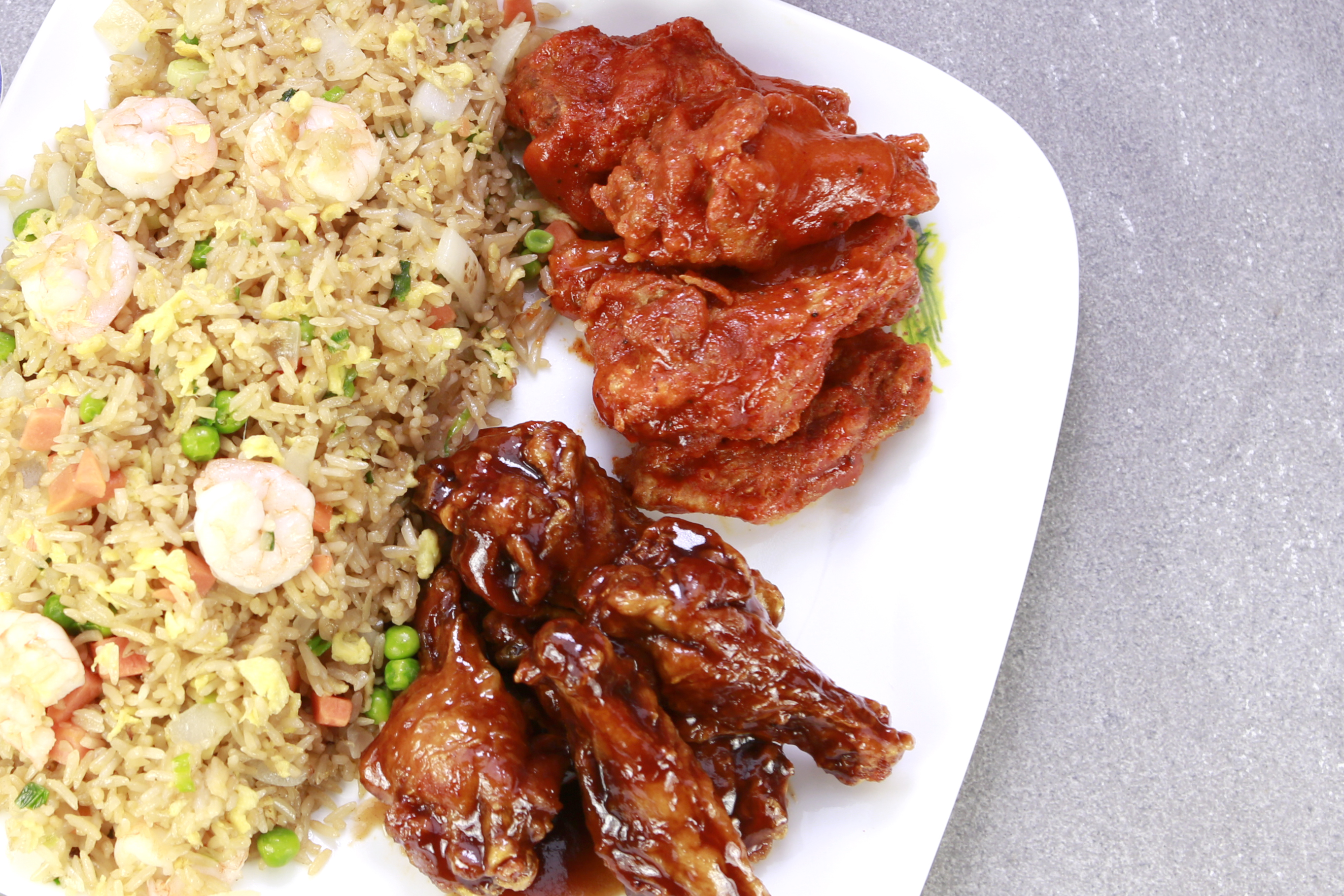 Order 10pc Wings & Fried Rice Special food online from I Love Wings store, Norcross on bringmethat.com