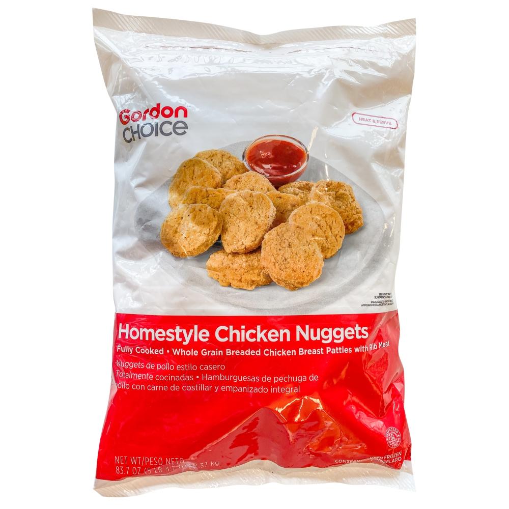 Order Homestyle Whole Grain Chicken Nuggets, Breaded, Breast Meat, Gordon Choice food online from Showmars Grocery Essentials store, Charlotte on bringmethat.com