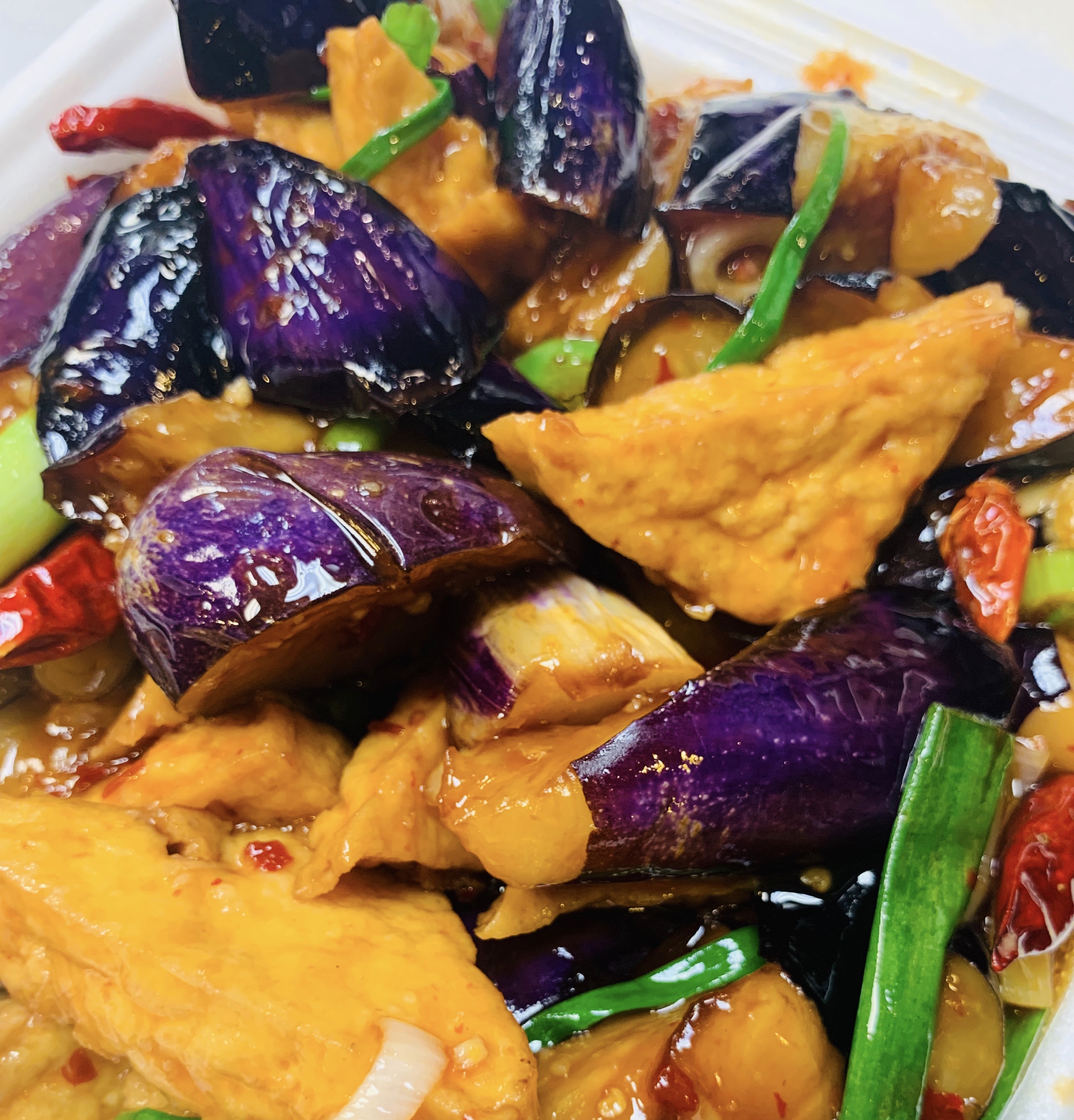 Order Chinese Eggplant with Tofu food online from Golden Phoenix Chinese Cuisine store, North Las Vegas on bringmethat.com