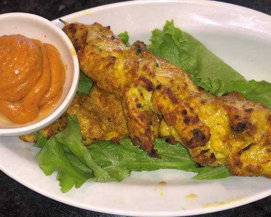 Order Chicken Satay (2 pcs) food online from Thai.Pho store, Forney on bringmethat.com