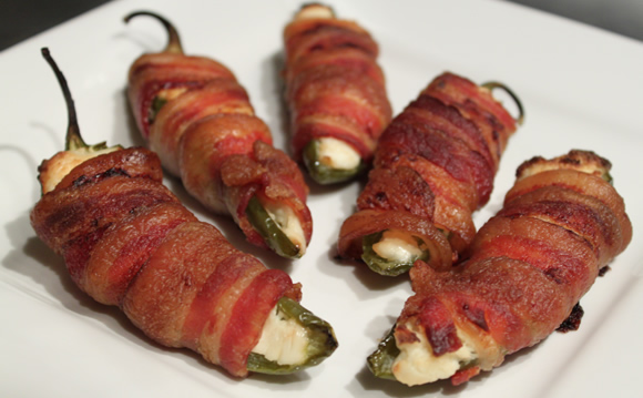 Order Bacon Wrap Cream Cheese Jalapeño  food online from Ice House store, Titusville on bringmethat.com