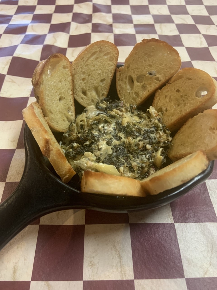 Order Spinach Artichoke Dip food online from Trackside Pizza store, Puyallup on bringmethat.com