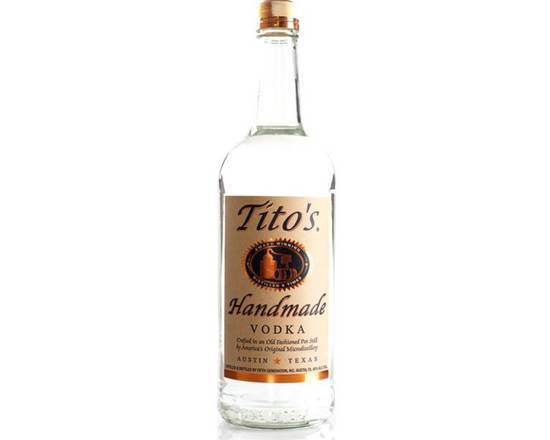 Order Tito's, 1L vodka (40.0% ABV) food online from Limoncello store, San Francisco on bringmethat.com