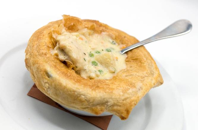 Order Country Chicken Pot Pie food online from Mim's store, Roslyn Heights on bringmethat.com