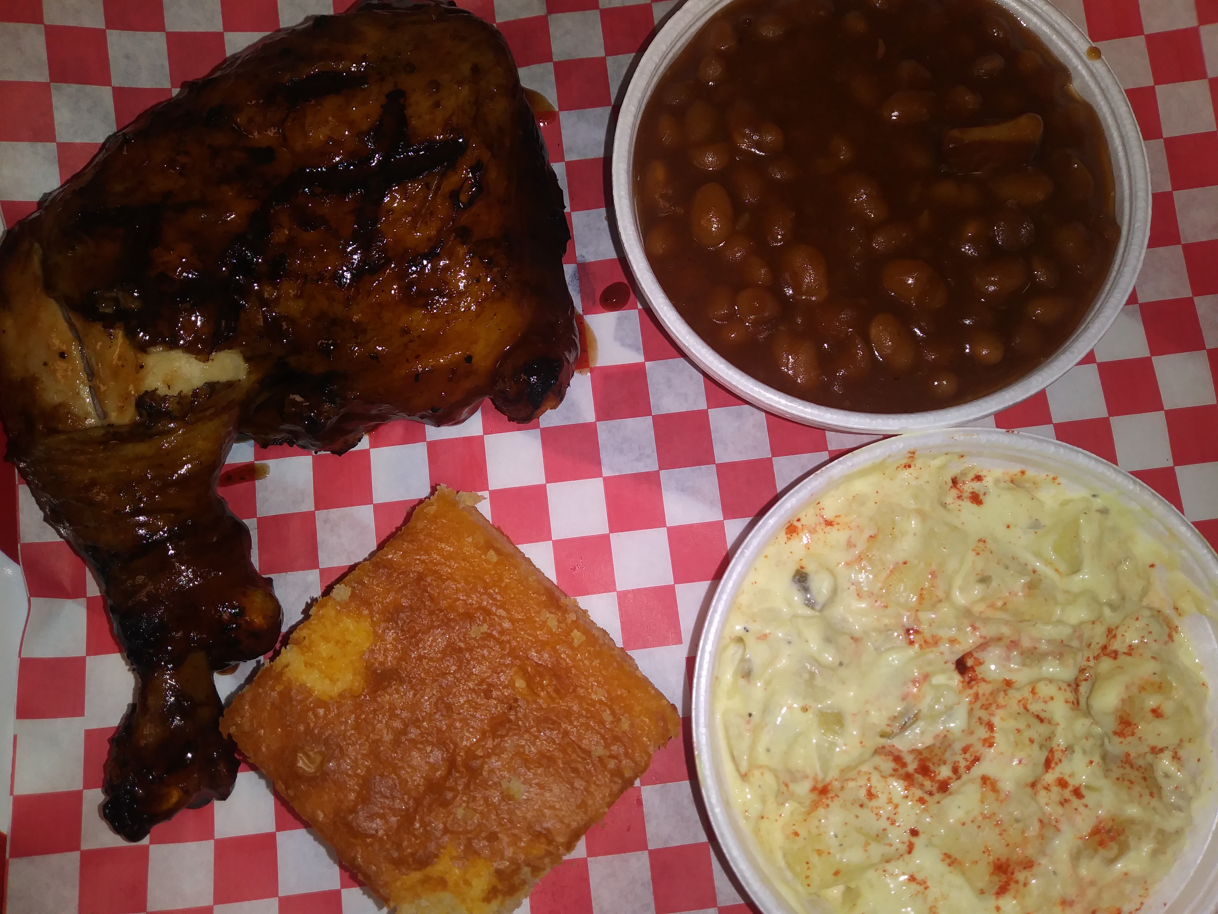 Order Two Quarter Chicken Dinner food online from Ohio City BBQ store, Cleveland on bringmethat.com