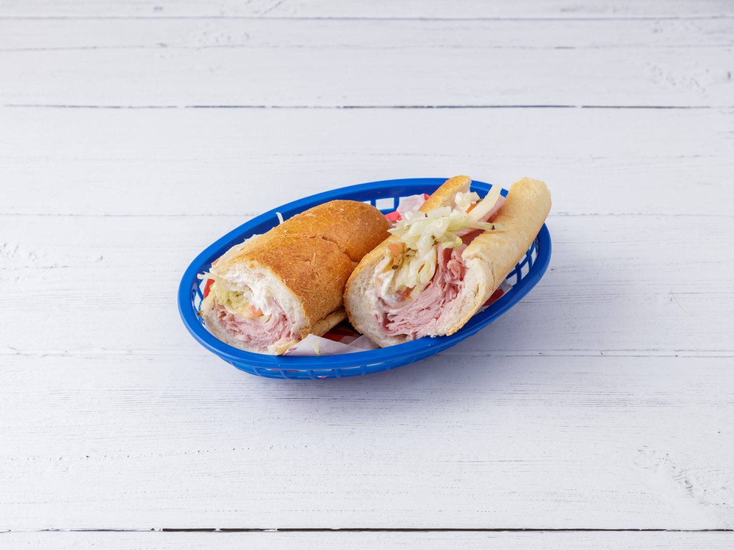 Order 3. Ham and Provolone Sandwich food online from Pizza Stop store, South Plainfield on bringmethat.com