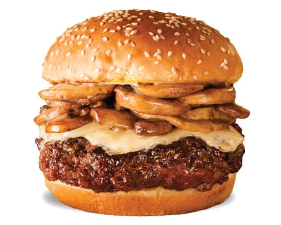 Order Mushroom Burger food online from Jj Fish &Amp; Chicken store, Memphis on bringmethat.com