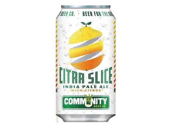 Order Community Beer Co. Citra Slice IPA - 6x 12oz Cans food online from Bear Creek Spirits & Wine store, Colleyville on bringmethat.com