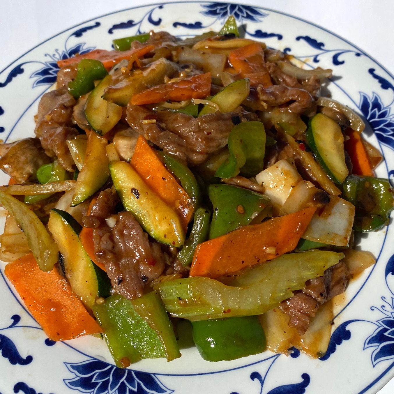 Order Hunan Beef food online from J & M II Chinese Cuisine Restaurant store, Mesa on bringmethat.com