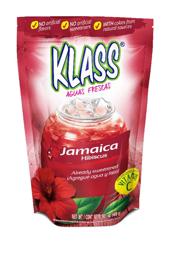 Order Klass Aguas Frescas Strawberry Flavored Drink Mix food online from Exxon Food Mart store, Port Huron on bringmethat.com