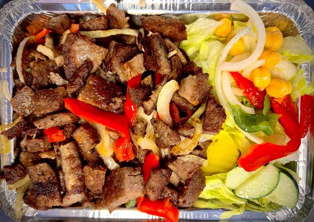 Order Lamb Over Rice food online from Shahzad's Halal Food store, Sayreville on bringmethat.com