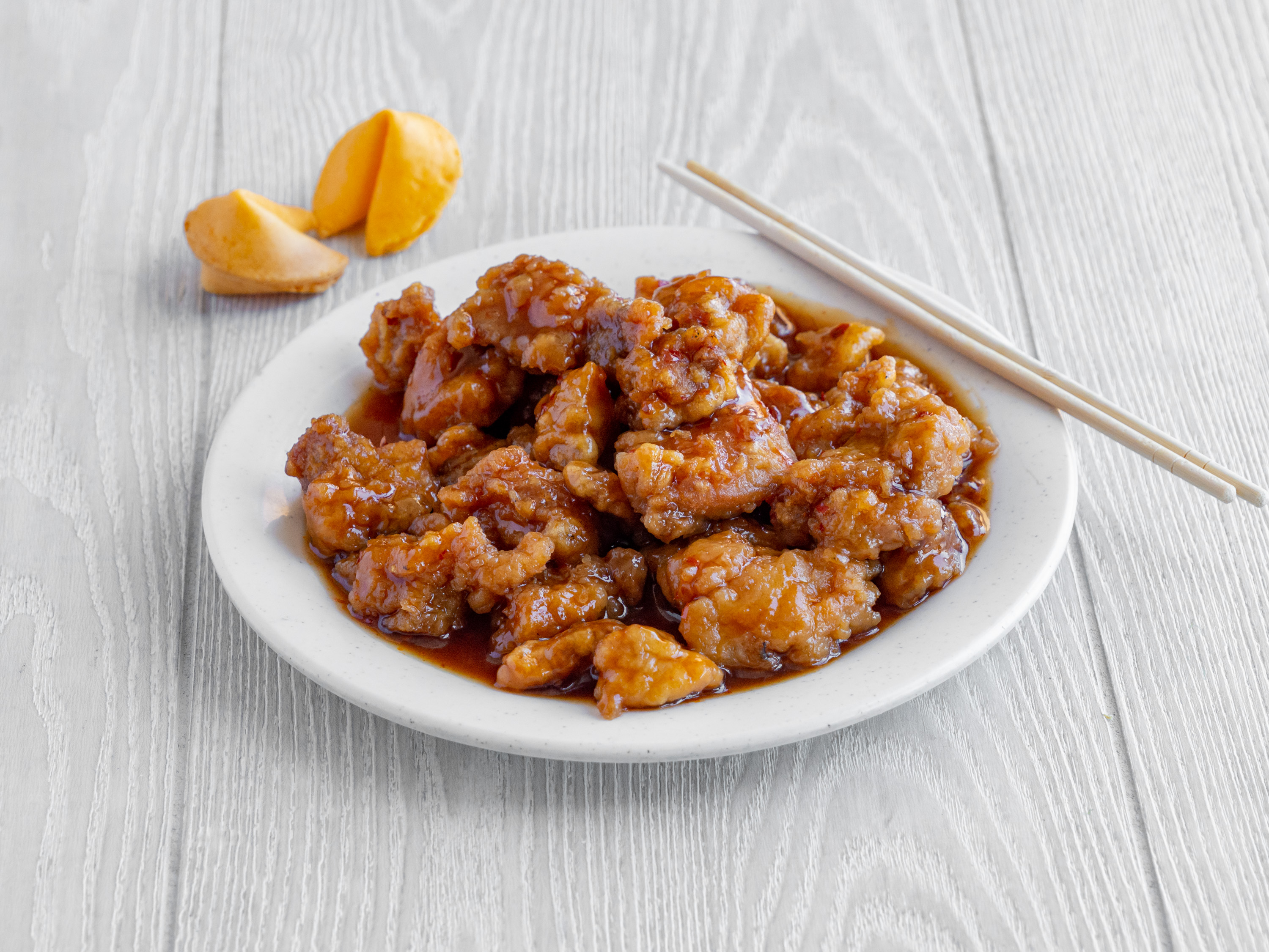 Order 91. General Tso's Chicken food online from King Buffet store, Pottstown on bringmethat.com