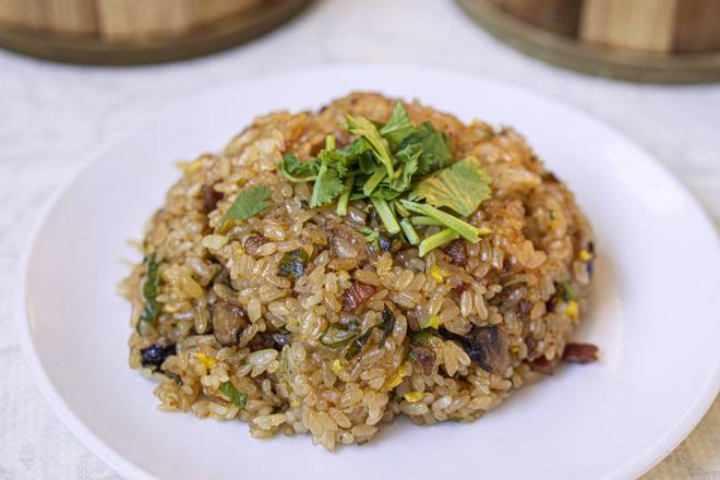 Order Stir-fried Sticky Rice 生炒糯米飯  food online from Asian Pearl Peninsula store, Millbrae on bringmethat.com