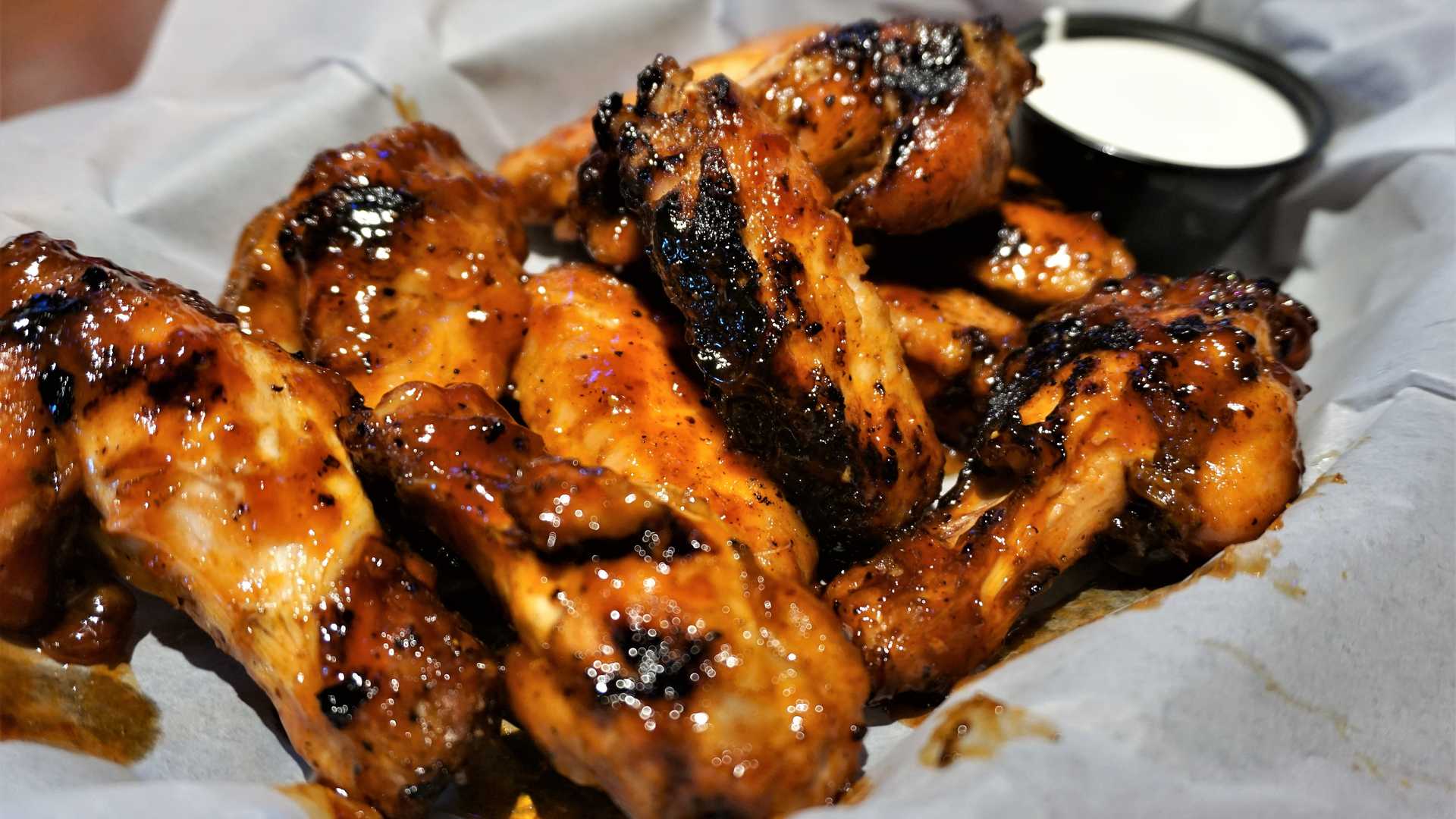 Order 10 Grilled Wings food online from Kickback Jack's store, Wilmington on bringmethat.com