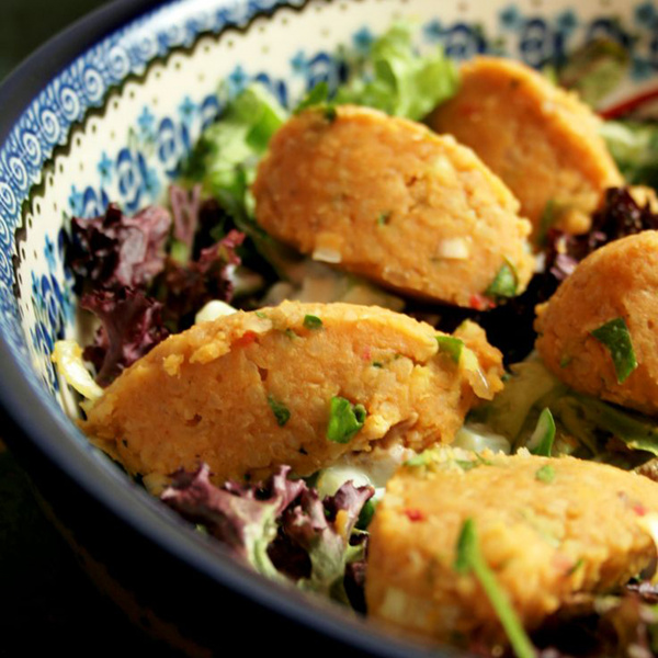 Order Red Lentil Bites food online from Lusy Mediterranean Cafe store, Encino on bringmethat.com