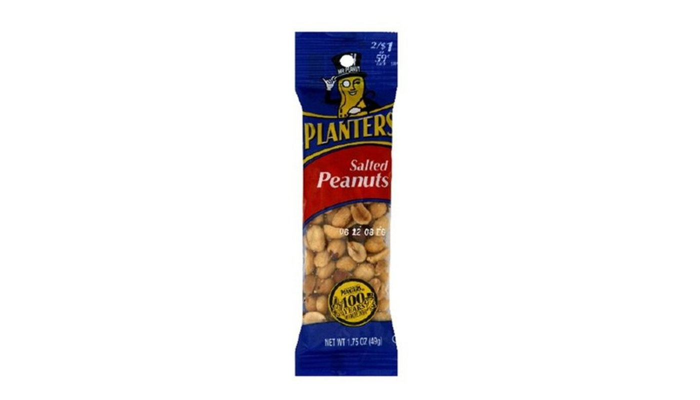 Order Planters Salted Peanuts 1.7oz Bag food online from Plaza Market store, Baldwin Park on bringmethat.com