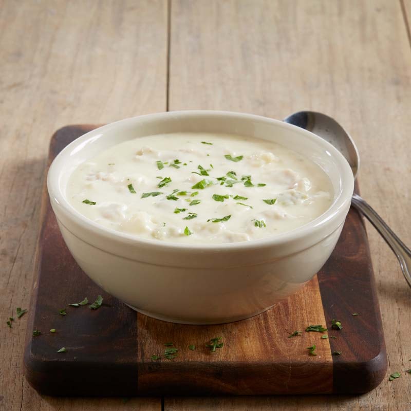 Order Clam Chowder food online from Bj Restaurant & Brewhouse store, Gainesville on bringmethat.com